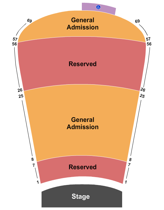 Red Rocks Amphitheatre Mt. Joy Seating Chart